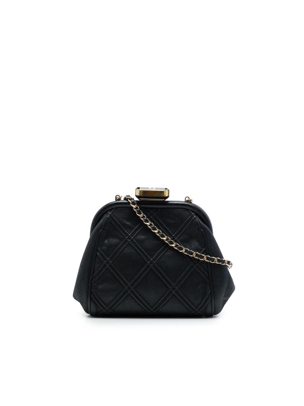 Chanel Vintage Diamond Cc Camera Bag #343141C27B